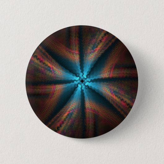 Koel Abstracte kunst Ronde Button 5,7 Cm (Voorkant)