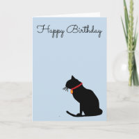 Koel Abstracte Lila kat Birthday Kaart