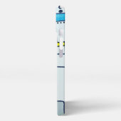 Koel Abstracte poka Dot Blokken iPhone Hoesje (Linkerkant)