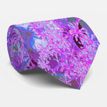 Koel Abstracte Retro-Natuur in Hot Pink en Paars