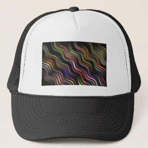 Koel Abstracte verticale streep Art Thunder_Cove Trucker Pet
