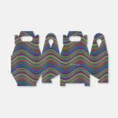Koel Abstracte Wavy line art Thunder_Cove Bedankdoosjes (Uitgevouwen)