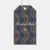 Koel Abstracte Wavy line art Thunder_Cove Cadeaulabel (Achterkant)