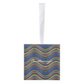 Koel Abstracte Wavy line art Thunder_Cove Decoratie (Rechts)