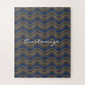 Koel Abstracte Wavy line art Thunder_Cove Legpuzzel (Verticaal)