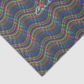 Koel Abstracte Wavy line art Thunder_Cove Tissuepapier (Detail)