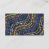 Koel Abstracte Wavy line art Thunder_Cove Visitekaartje (Achterkant)