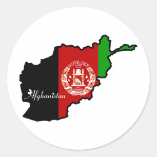 Koel Afghanistan Ronde Sticker