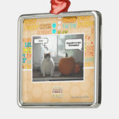 Koel Akte Metalen Ornament (Links)