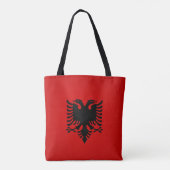 Koel Albanië vlag-Mode Tote Bag (Achterkant)