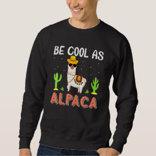 Koel als Alpaca Funny Llama en Alpaca Lover Sayin Trui
