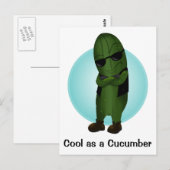 Koel Als Een Komkommer Briefkaart (Voorkant / Achterkant)