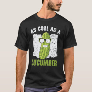 Koel Als Een Komkommer Groente Plant Vegetarisch V T-shirt