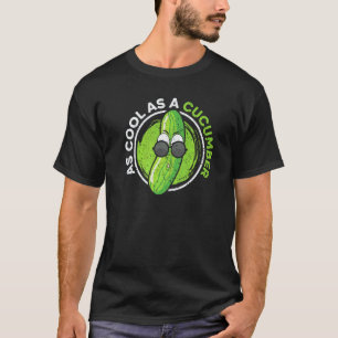 Koel Als Een Komkommer Groente Plant Vegetarisch V T-shirt