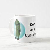 Koel Als Een Komkommer Koffiemok (Voorkant links)