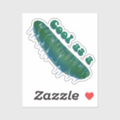 Koel als een Komkommer Sticker (Vel)