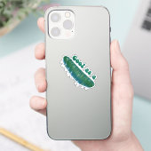 Koel als een Komkommer Sticker (Telefoon)