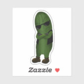 Koel Als Een Komkommer Sticker (Vel)