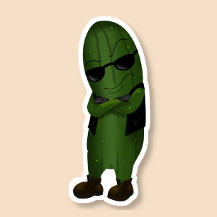 Koel Als Een Komkommer Sticker