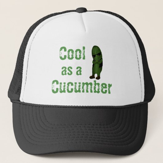 Koel Als Een Komkommer Trucker Pet (Voorkant)