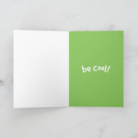 Koel als Kaart van de Groeten van de Komkommer (Binnen)