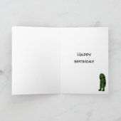 Koel als komkommer kaart (Binnen)