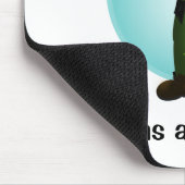 Koel als komkommer muismat (Hoek)