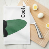 Koel als komkommer theedoek (Quarter Fold)