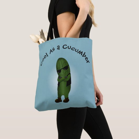 Koel als komkommer tote bag (Dichtbij)