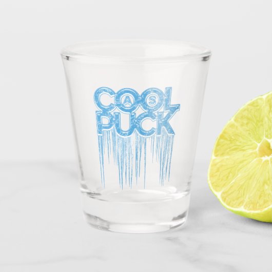 Koel als opvlieger shot glas (Voorkant)