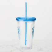 Koel als Puck Acryltrommel Acryl Drinkbeker (Rechts)