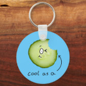 koel als sleutelketen voor komkommers sleutelhanger (Voorkant)