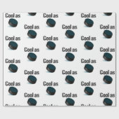 Koel als troep cadeaupapier (Vlak)