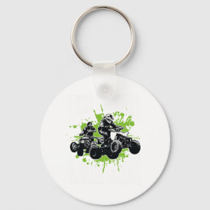 Koel als vader zoals Son ATV Quad Biker Gift Idee Sleutelhanger