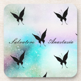 Koel, Amazing, Galaxy, Buterfly Bier Onderzetter