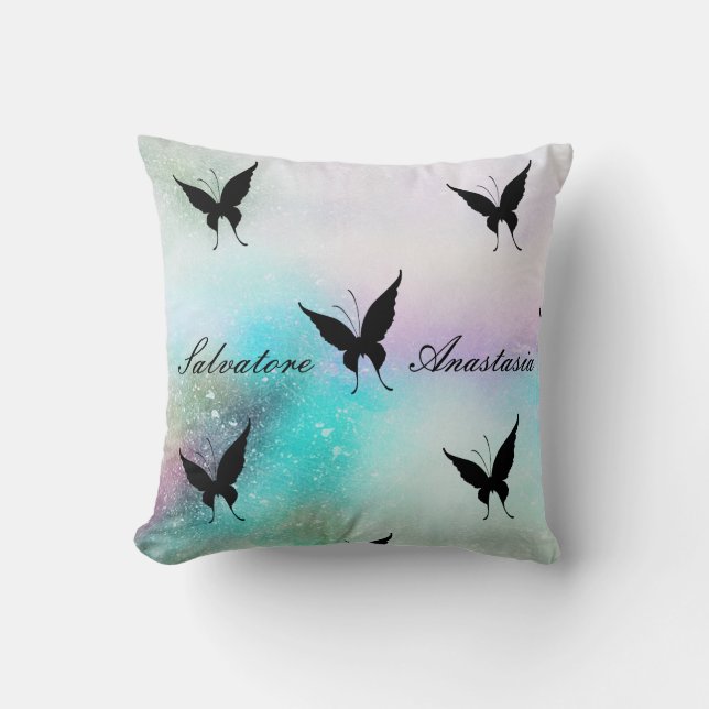 Koel, Amazing, Galaxy, Buterfly Kussen (Voorkant)