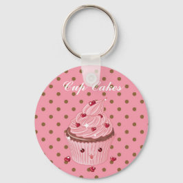 Koel, Amazing Pink Cup Cakes Sleutelhanger