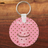 Koel, Amazing Pink Cup Cakes Sleutelhanger (Voorkant)