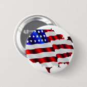 Koel-Amerika, VS/VS, SAD-vlag, Sotchi-games Ronde Button 5,7 Cm (Voorkant /achterkant)