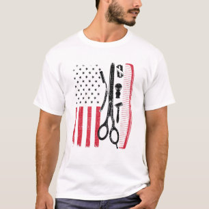 Koel - amerikaanse kapper voor mannen ussa haarsni t-shirt
