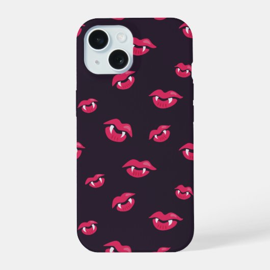 Koel-ampierlips en -hoeken iPhone 15 case (Achterkant)