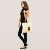 Koel anananas tote bag (Voorkant (model))