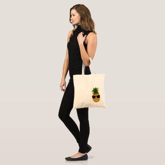 Koel anananas tote bag (Voorkant (model))