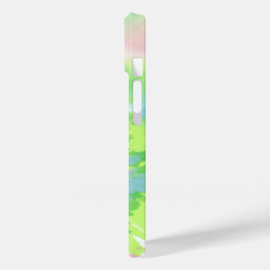 Koel anananas, Waterverf kleurrijke kleurstof Case-Mate iPhone Case (Achterkant / Links)