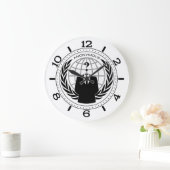 Koel Anoniem Logotype op Witte Wijzerplaat Grote Klok (Huis)