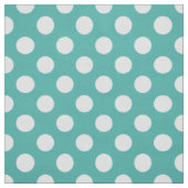 Koel Aqua Blauw Stippenpatroon Stof (Swatch)