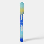 Koel Aqua Blauw Turquoise Zeevaart Abstract Case-Mate iPhone Case (Achterkant / Rechts)