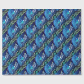 Koel artistieke onderkant van de gordelroos cadeaupapier (Vlak)