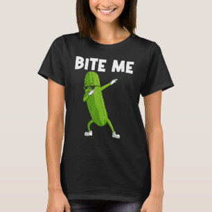 Koel Augurk Voor Mannen Vrouwen Grote Dill Komkomm T-shirt