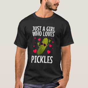 Koel Augurk Voor Vrouwen Meisjes Augurken Dill Pic T-shirt